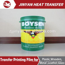 PET film for paint pail heat transfer printing